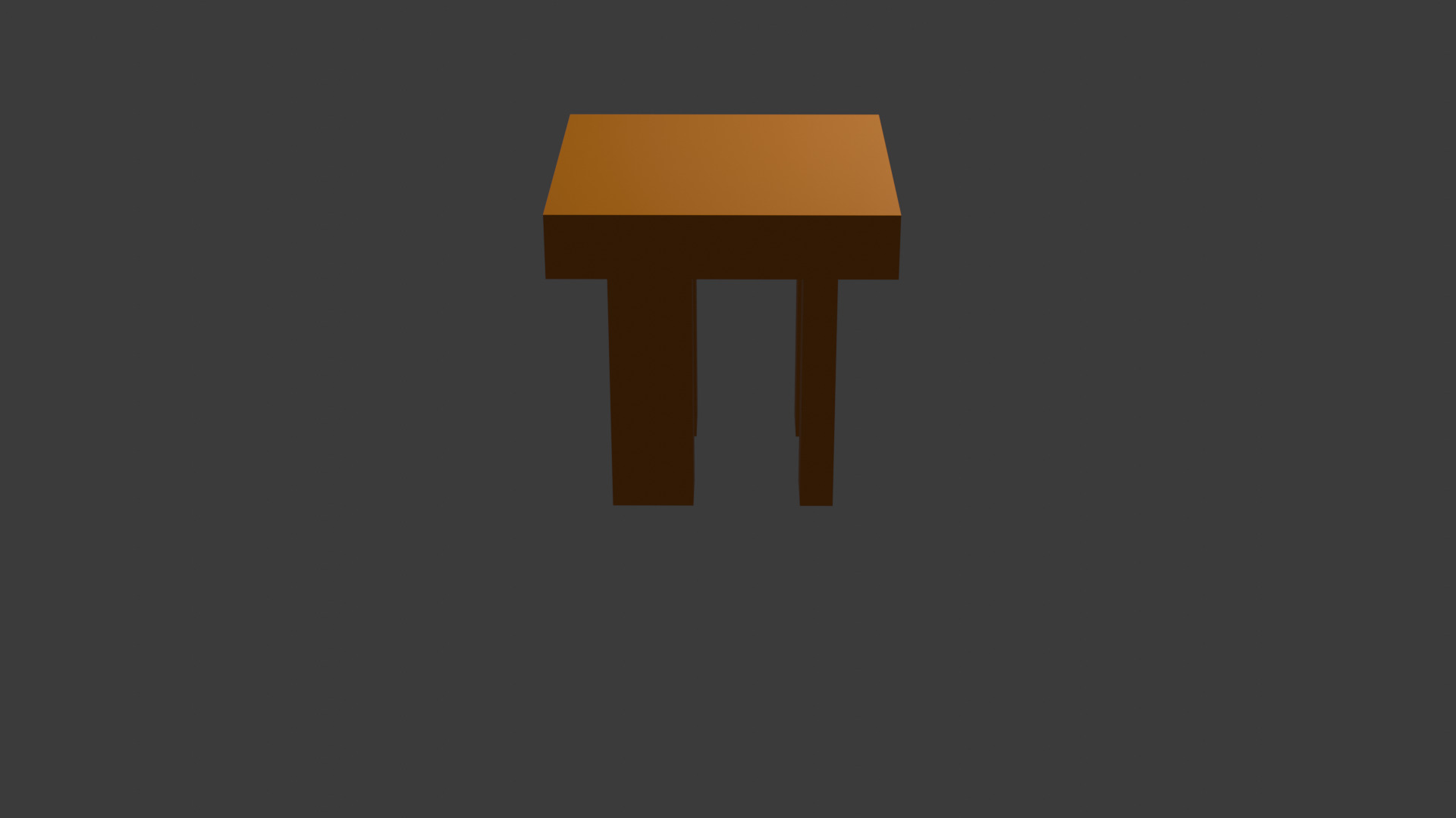 Low poly table Low-poly 3D model_1