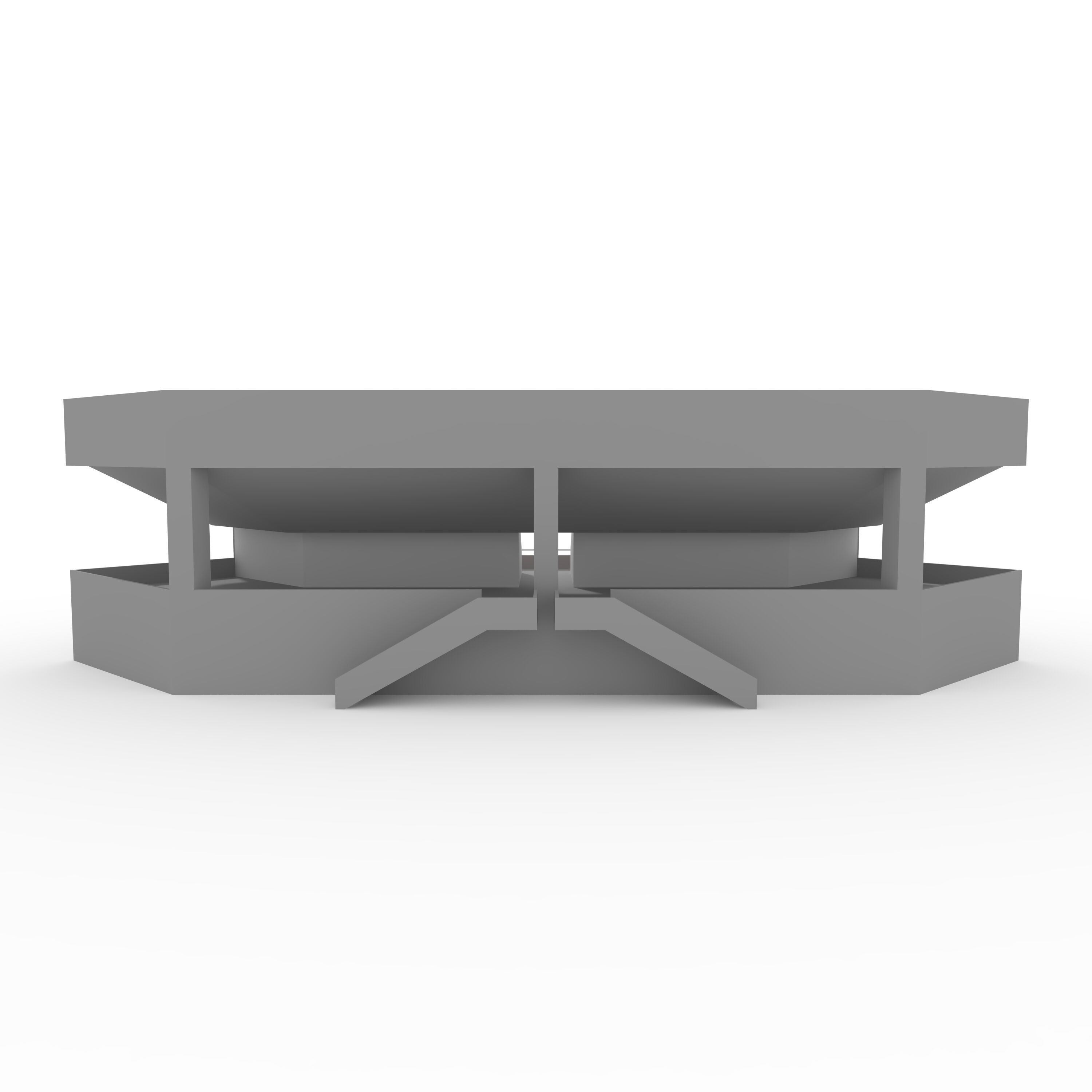 Stadium Tribune 03 Corner 3D model_8