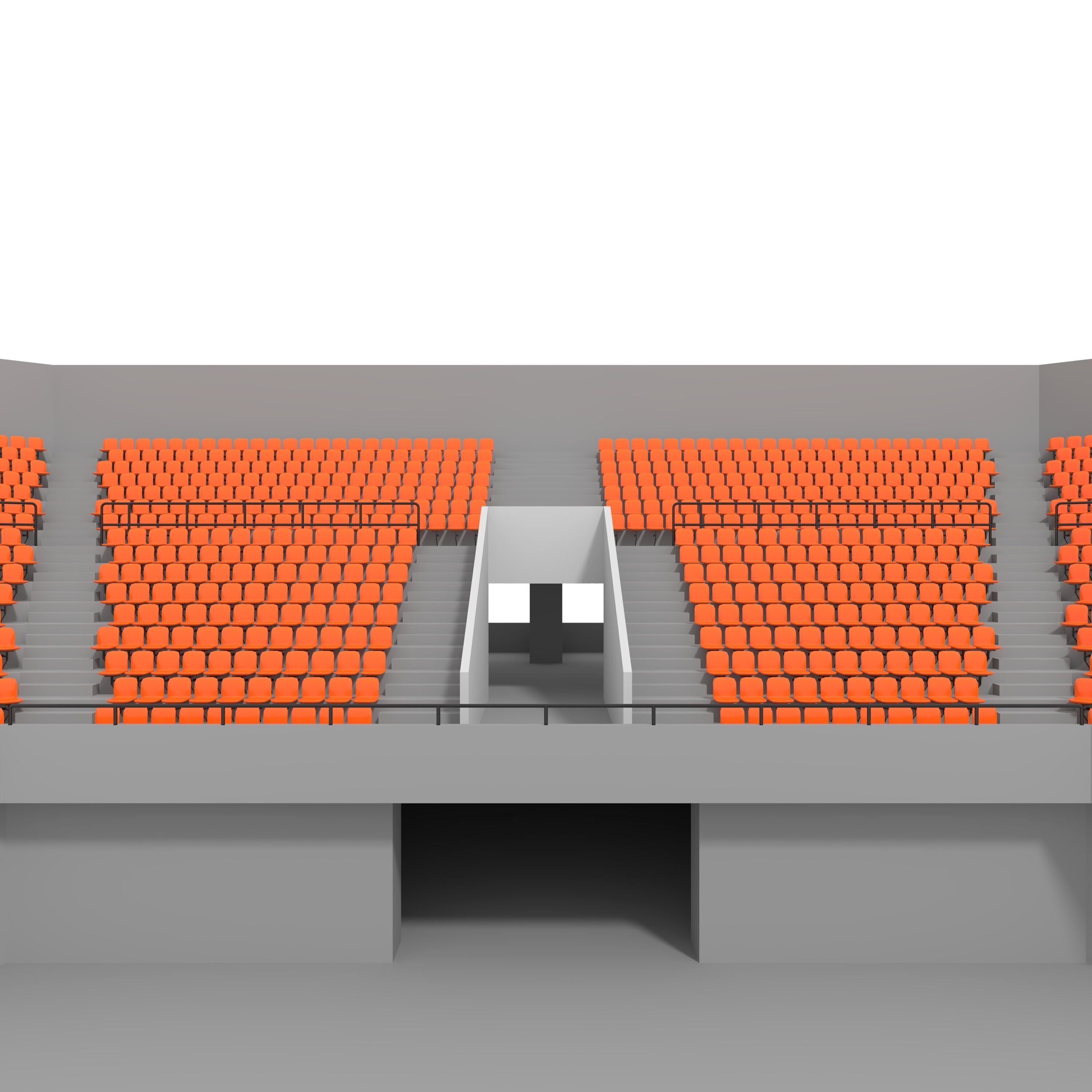 Stadium Tribune 03 Corner 3D model_12
