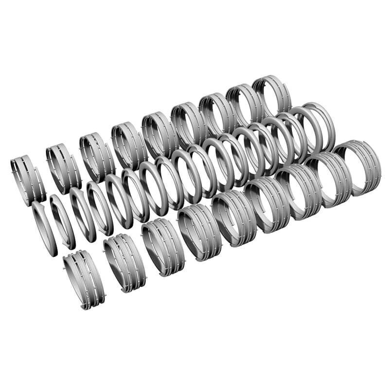 Spring Loaded Stackable Band Ring 3D print model_4