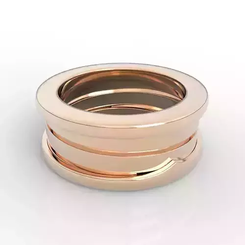 Spring Loaded Stackable Band Ring