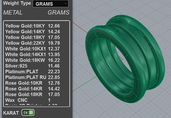 Spring Loaded Stackable Band Ring 3D print model_2