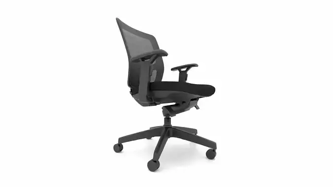 Modern Office Chair - with mesh for the back - No headrest