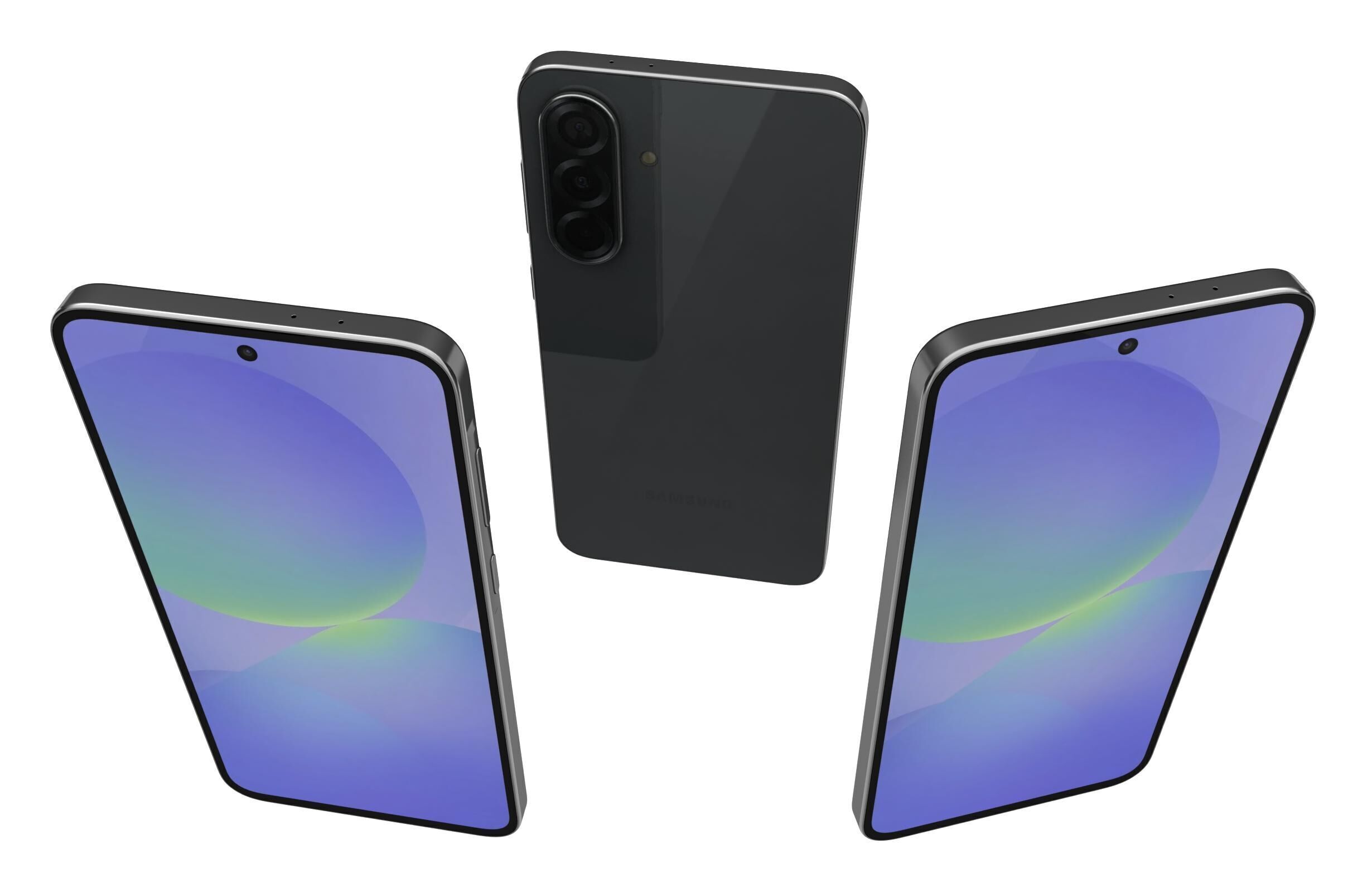 Samsung Galaxy A36 Black 3D model_1