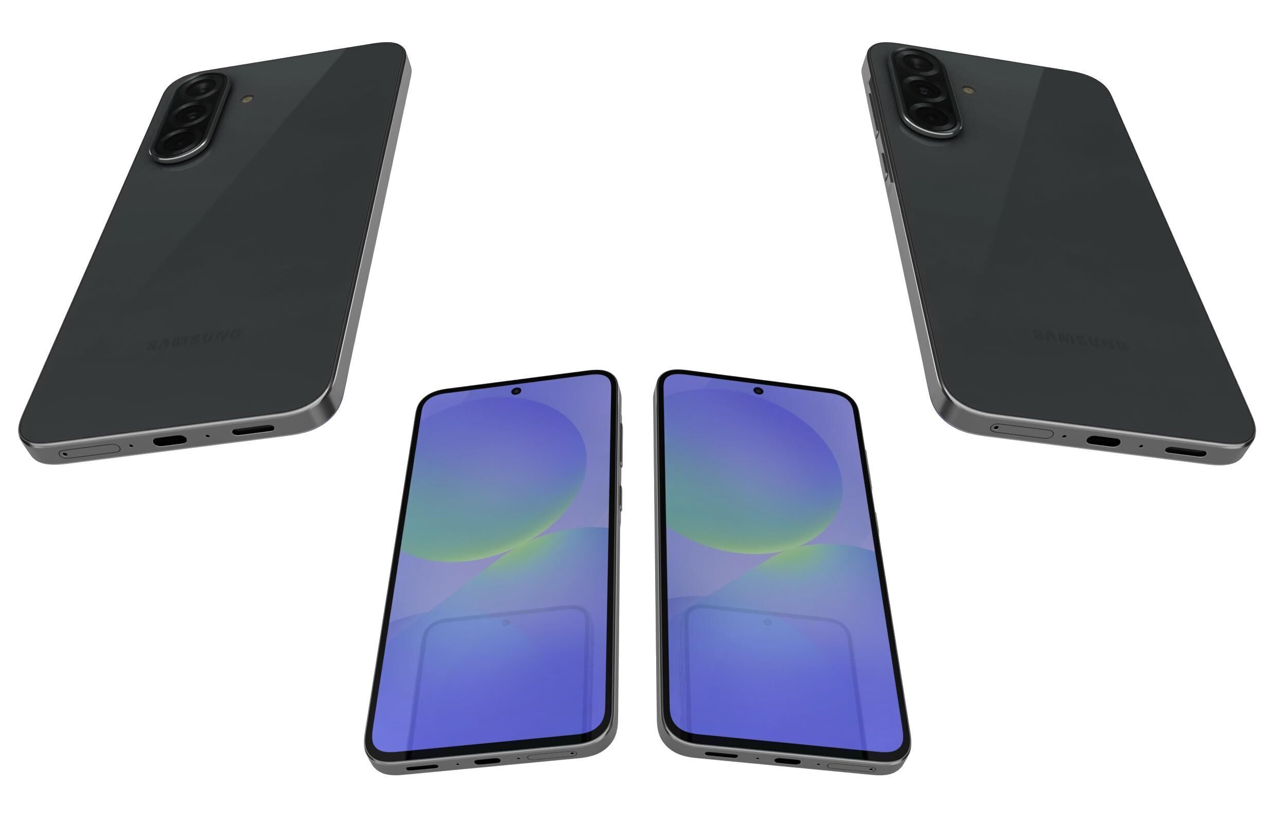 Samsung Galaxy A36 Black 3D model_5