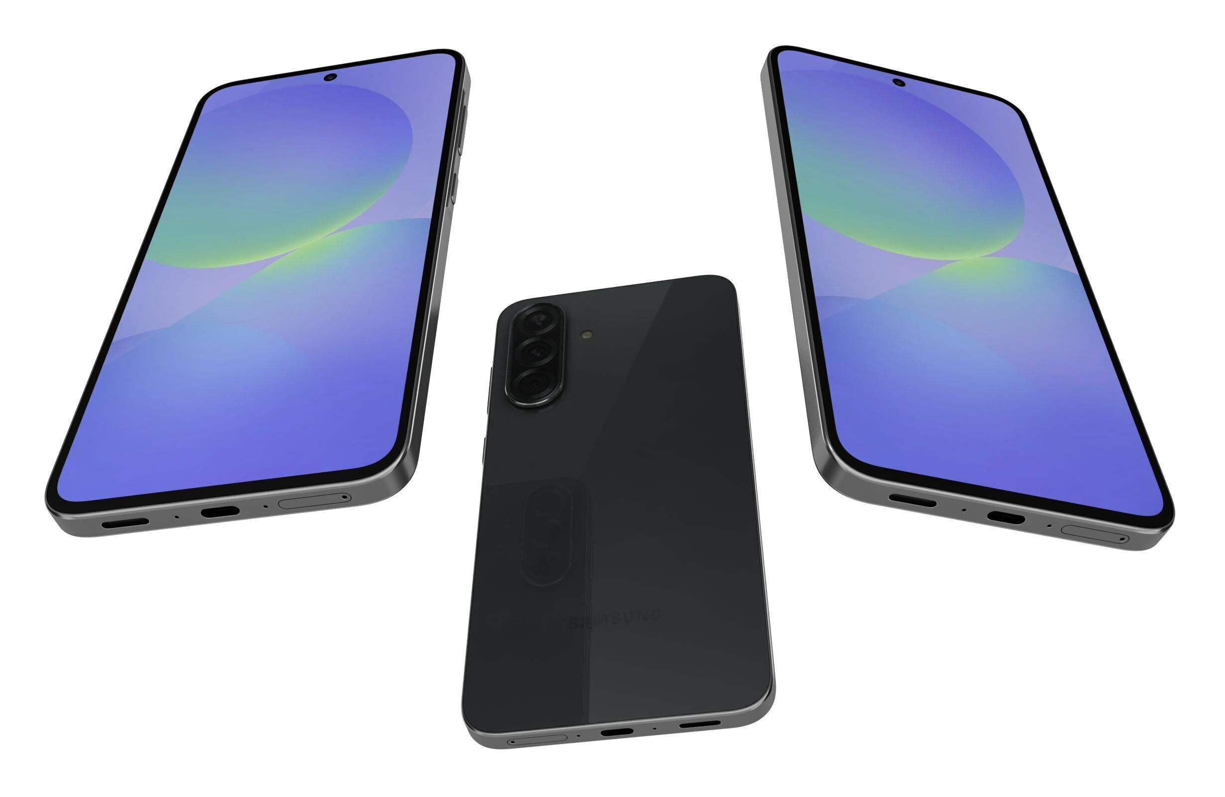 Samsung Galaxy A36 Black 3D model_2