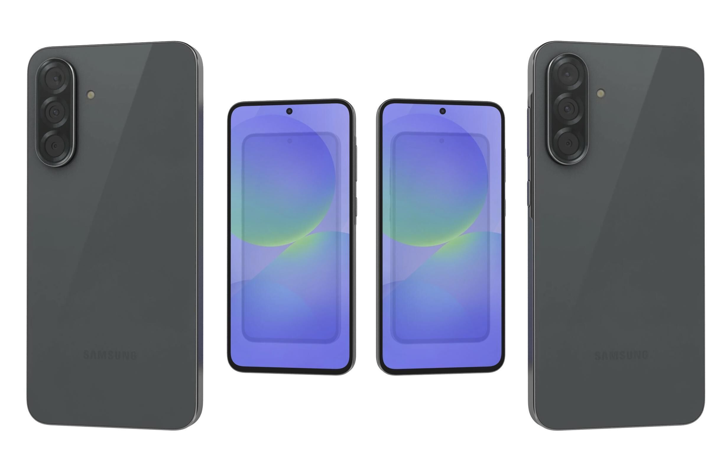 Samsung Galaxy A36 Black 3D model_3