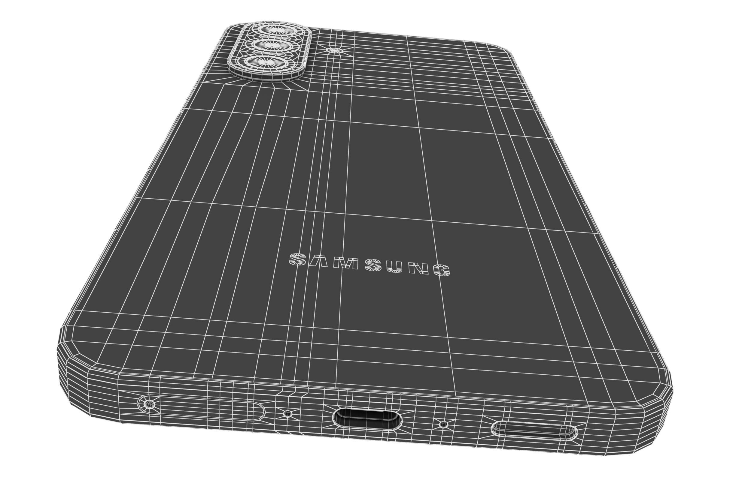 Samsung Galaxy A36 Black 3D model_21