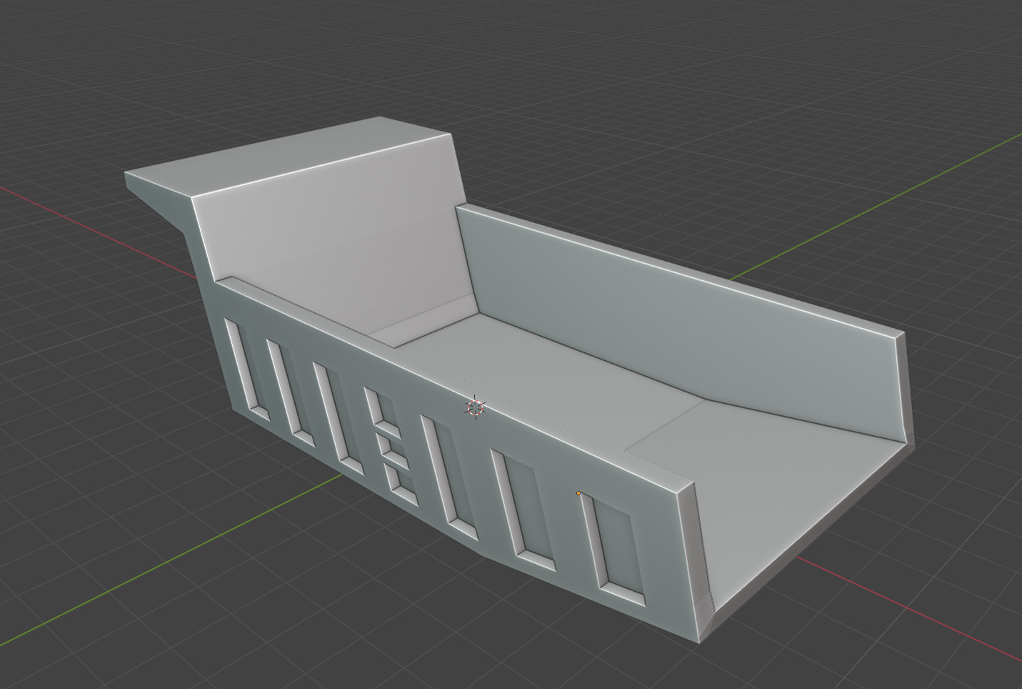 Mercedes Truck Trailer Model for 3D Print  3D print model_1