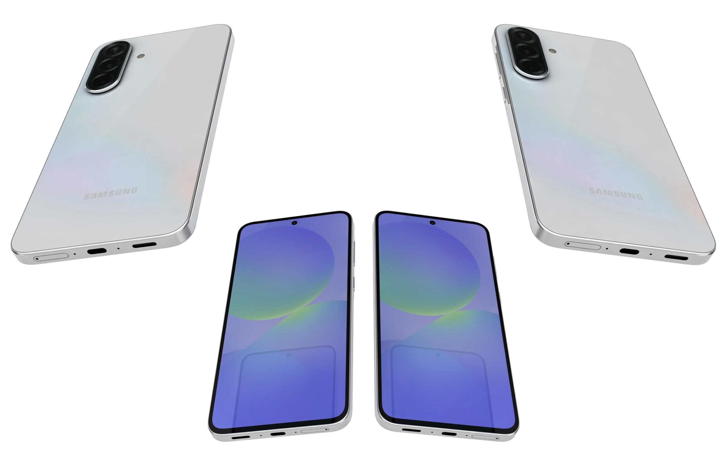 Samsung Galaxy A36 White 3D model_5