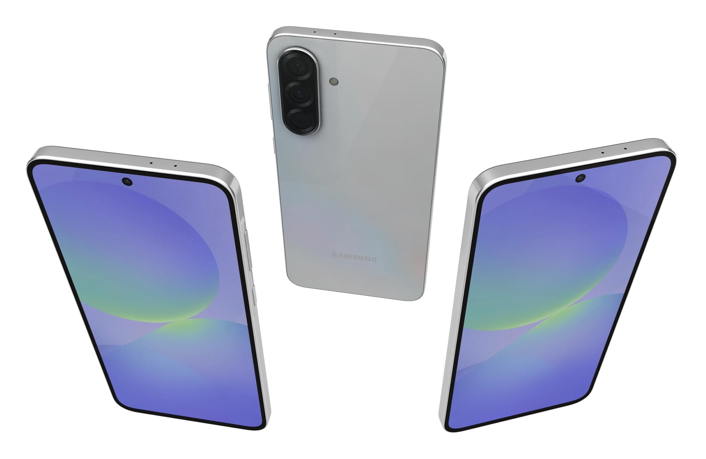 Samsung Galaxy A36 White 3D model_1