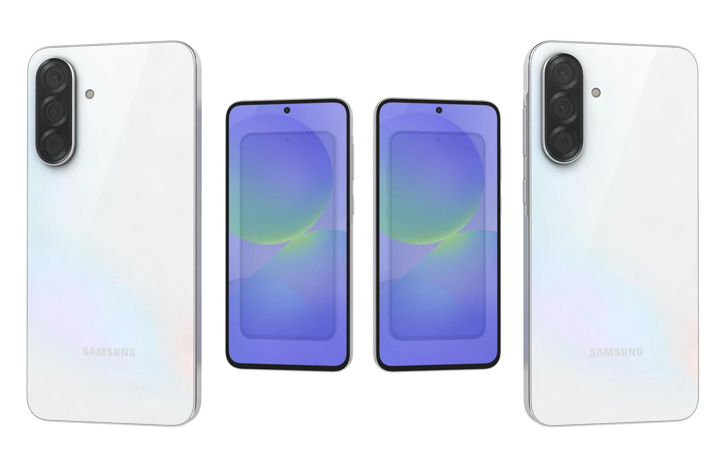 Samsung Galaxy A36 White 3D model_3