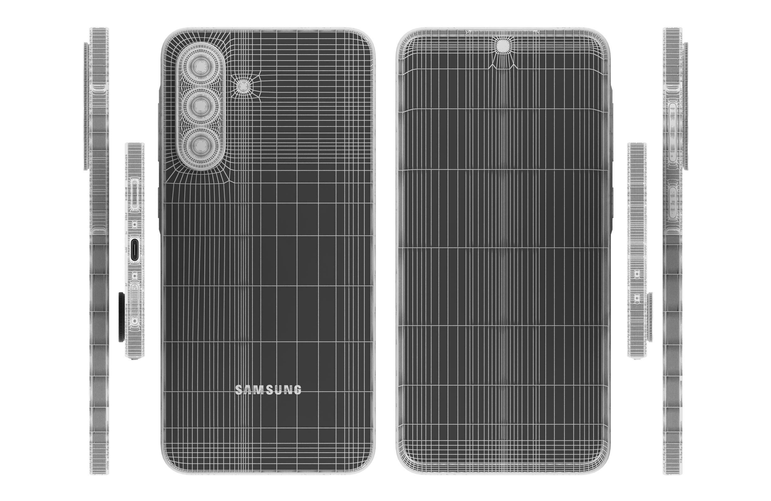 Samsung Galaxy A36 White 3D model_17