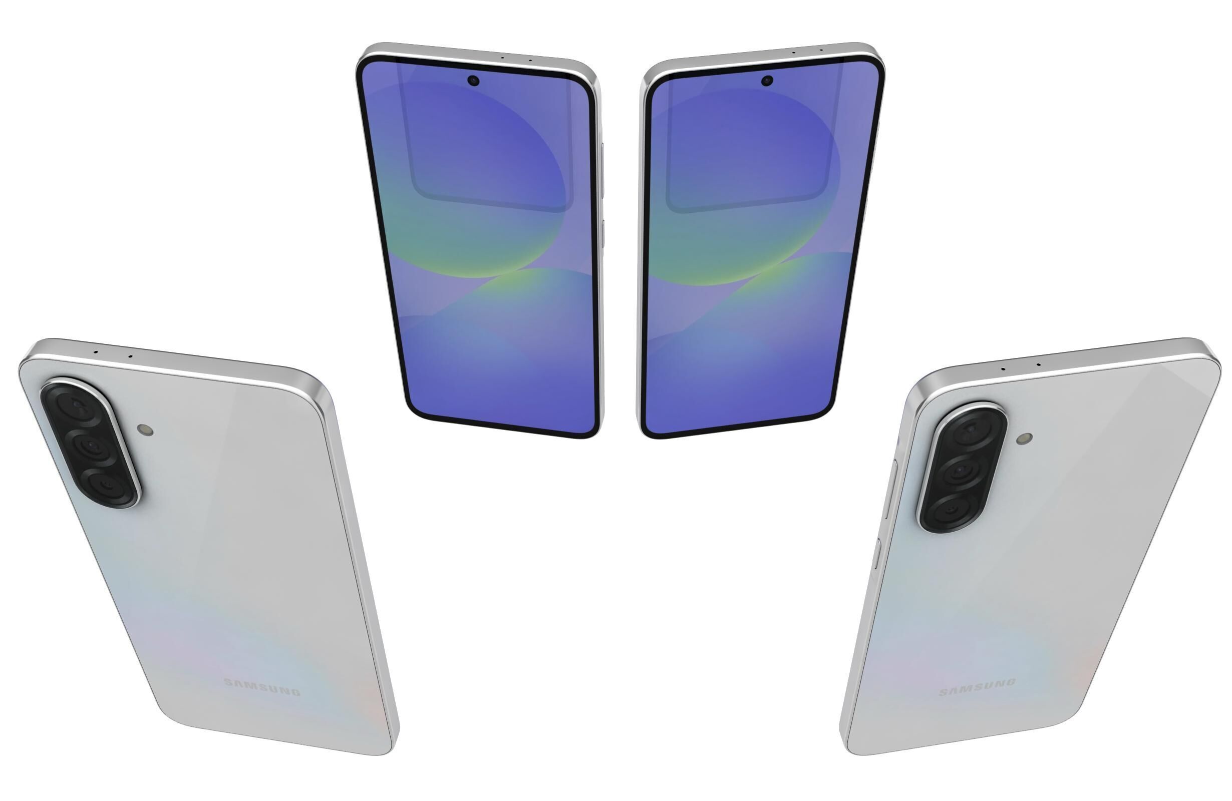 Samsung Galaxy A36 White 3D model_4