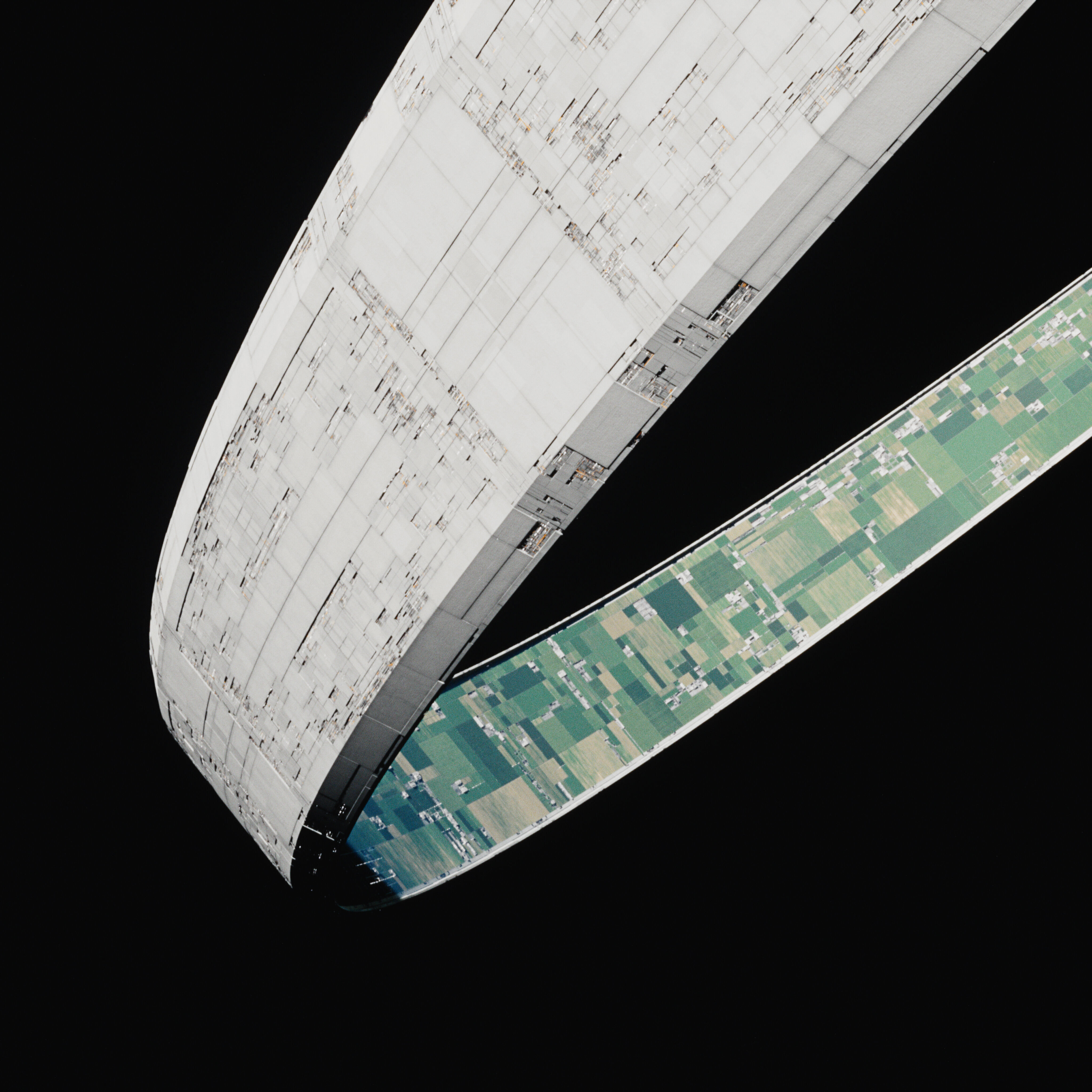 Orbital Sci-Fi Farm Ring - Octane Render 3D model_6