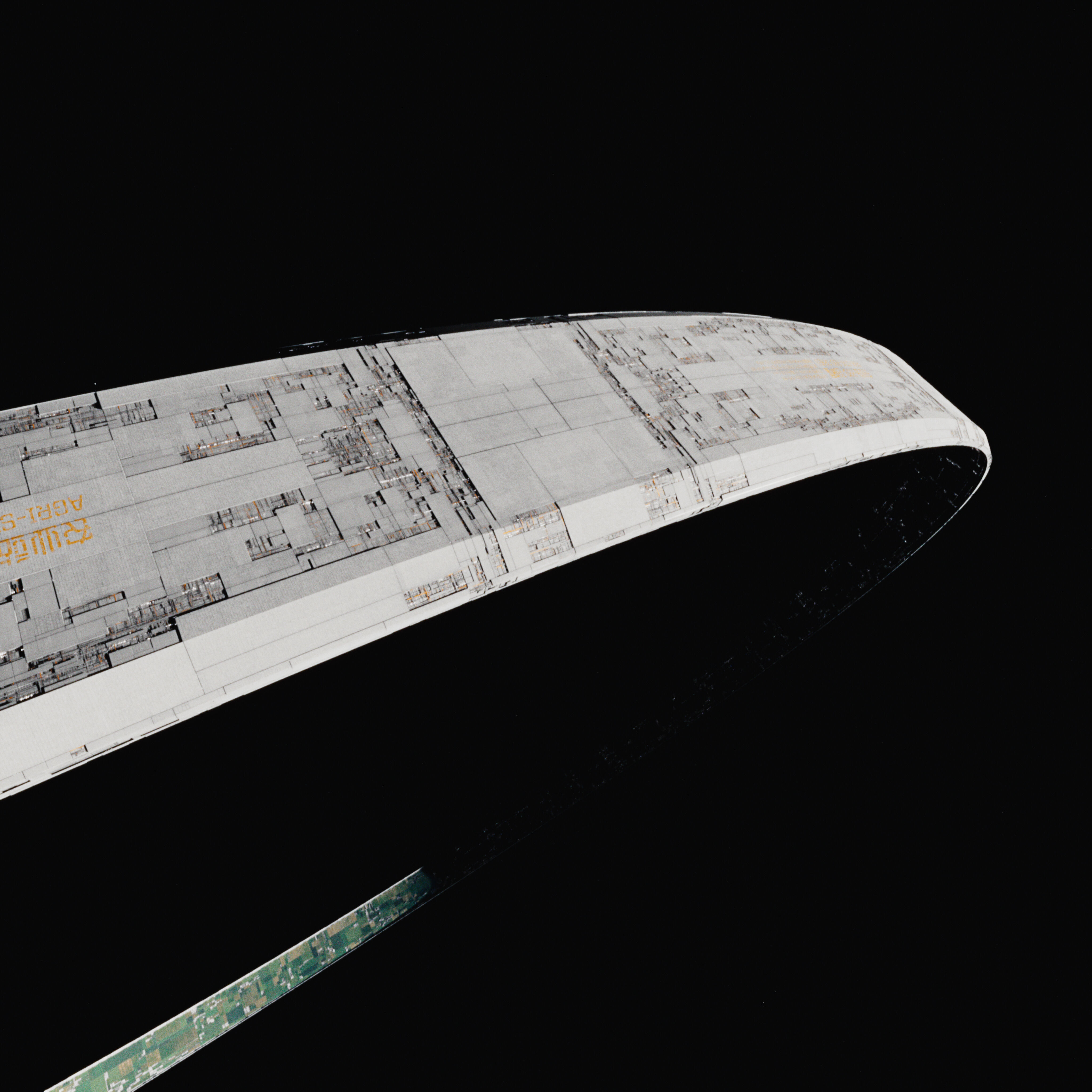 Orbital Sci-Fi Farm Ring - Octane Render 3D model_7