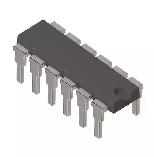 Electronics IC Chip 3D print model