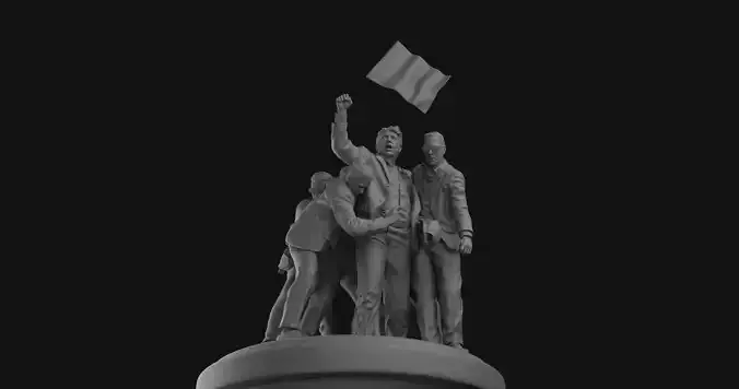 make america great again -Donald Trump  3D print model 