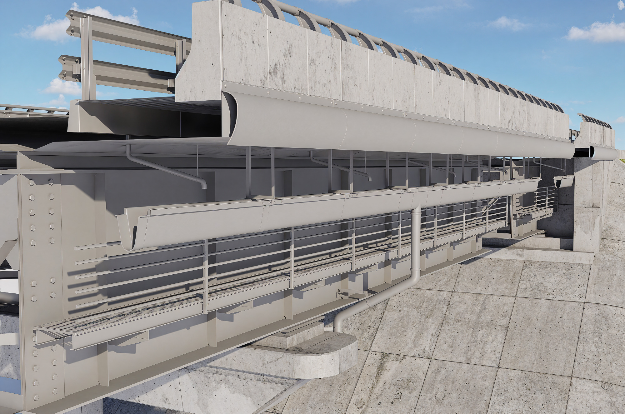 Highway Interchange 3D model 3D model_5