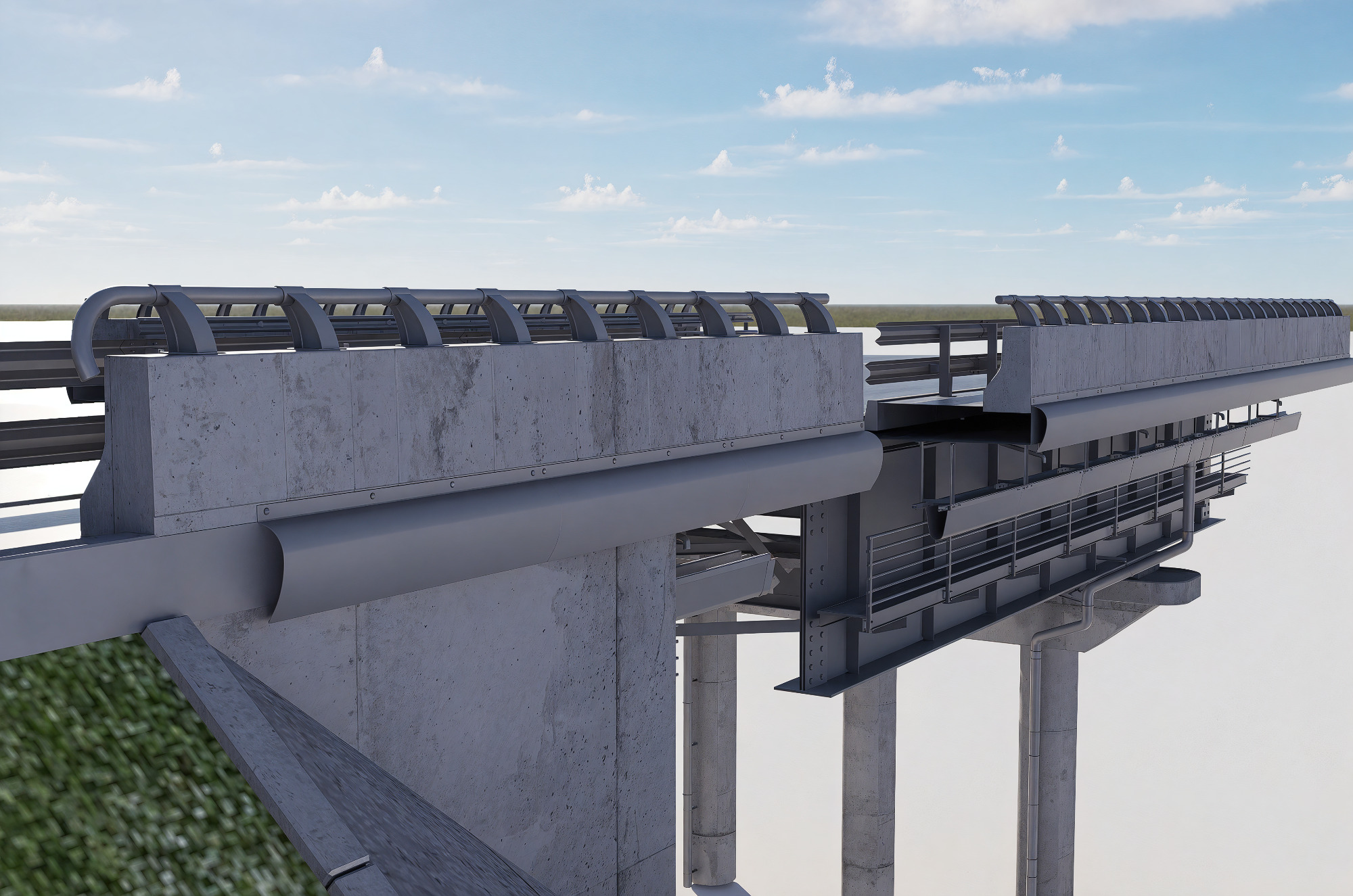 Highway Interchange 3D model 3D model_6