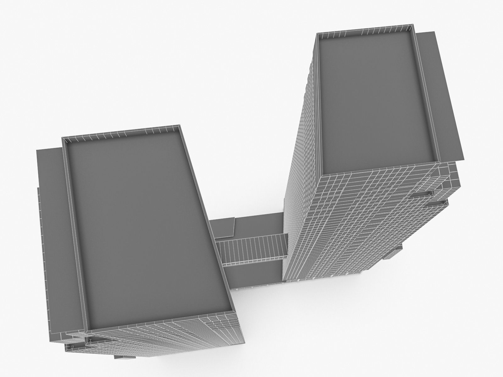 High-rise Buildings Collection 01 Low-poly 3D model_51