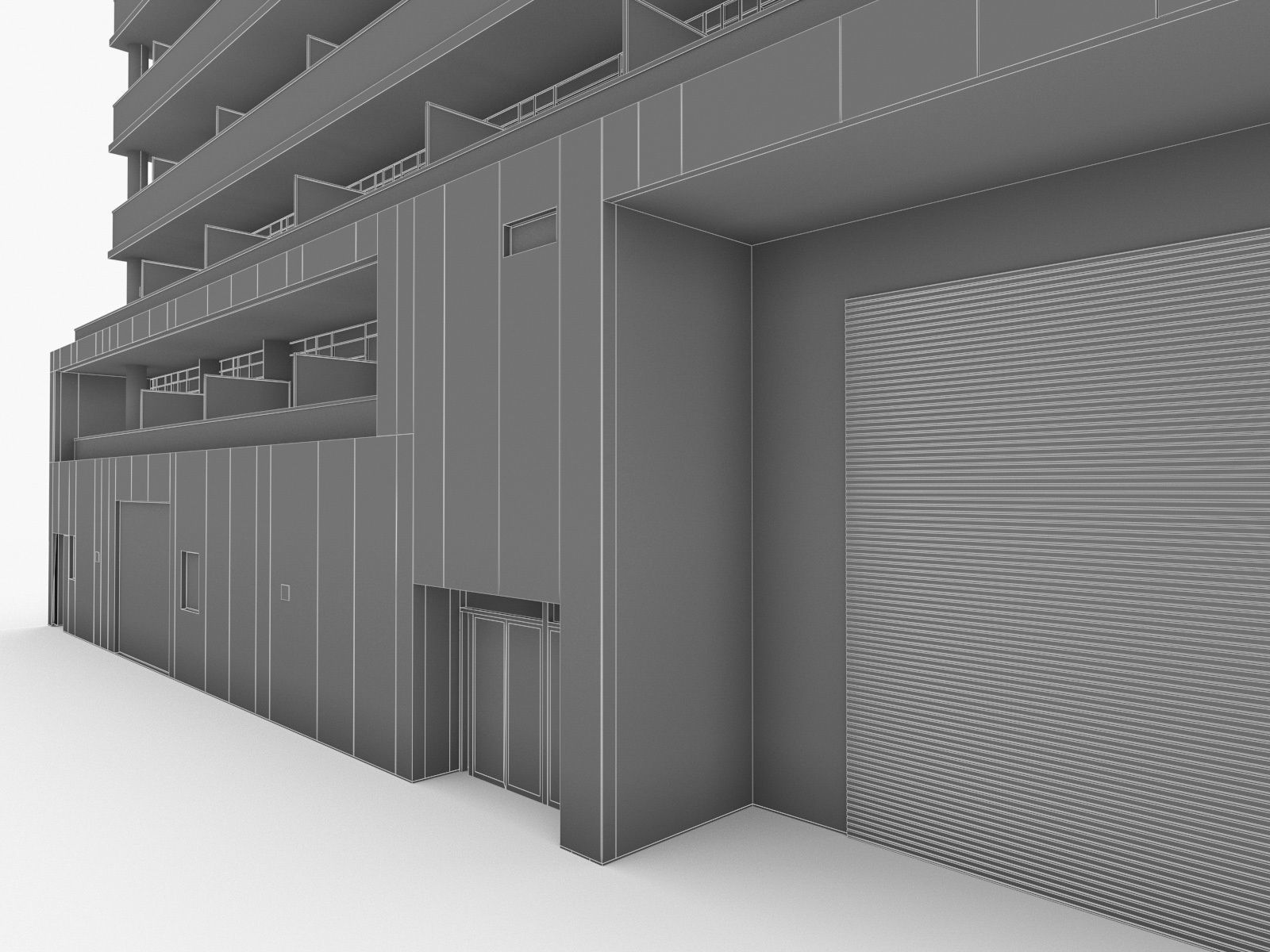 High-rise Buildings Collection 01 Low-poly 3D model_48