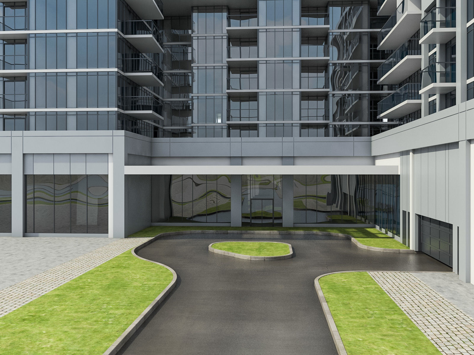 High-rise Buildings Collection 01 Low-poly 3D model_21