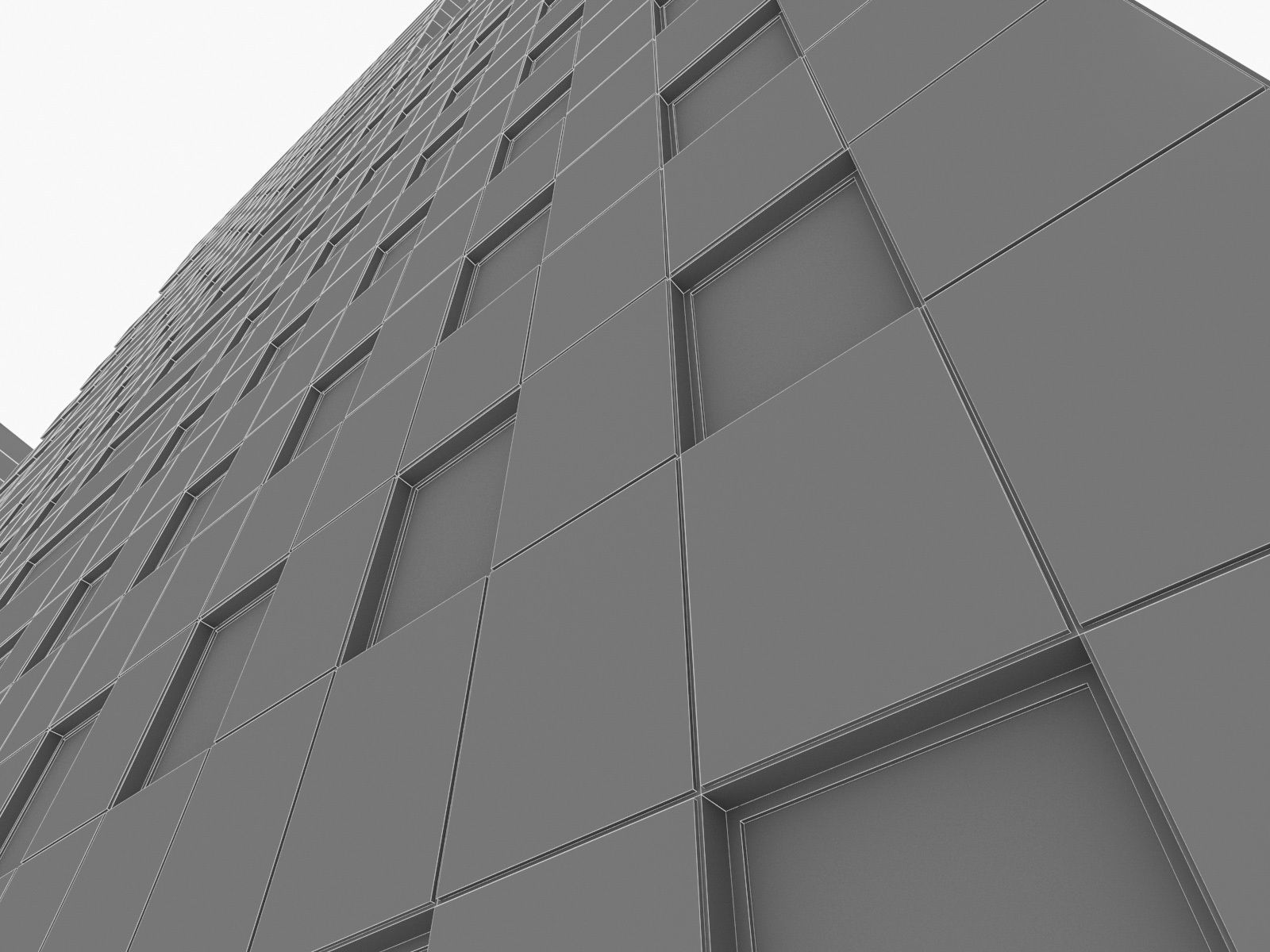 High-rise Buildings Collection 01 Low-poly 3D model_53