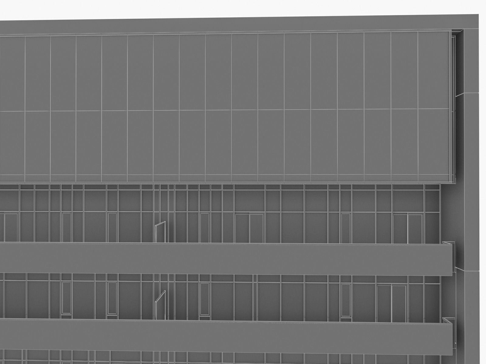 High-rise Buildings Collection 01 Low-poly 3D model_46