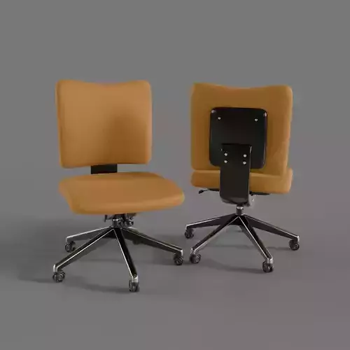office chair  04 Low-poly 3D model