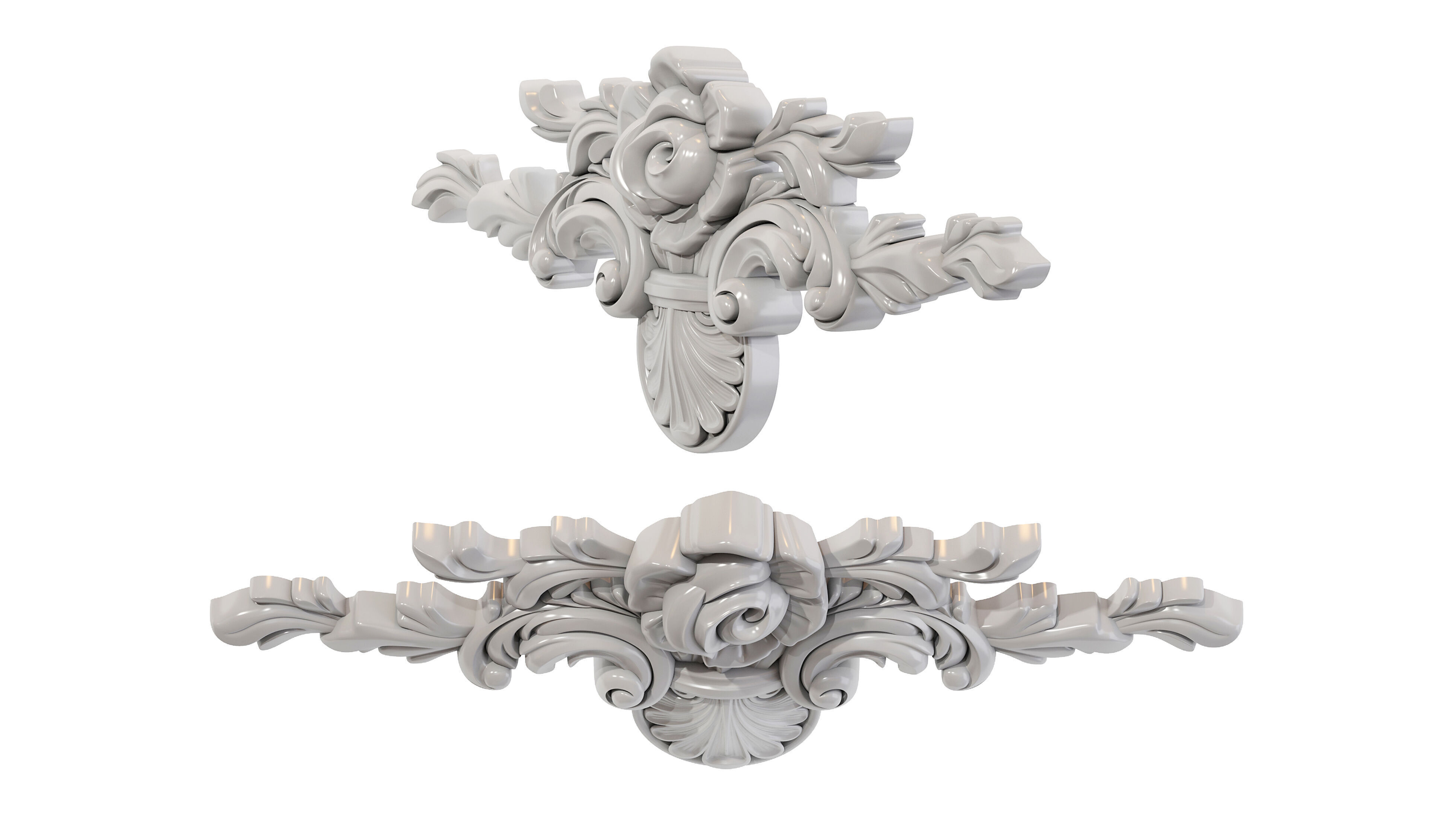 Classic carved 250 3D model_5
