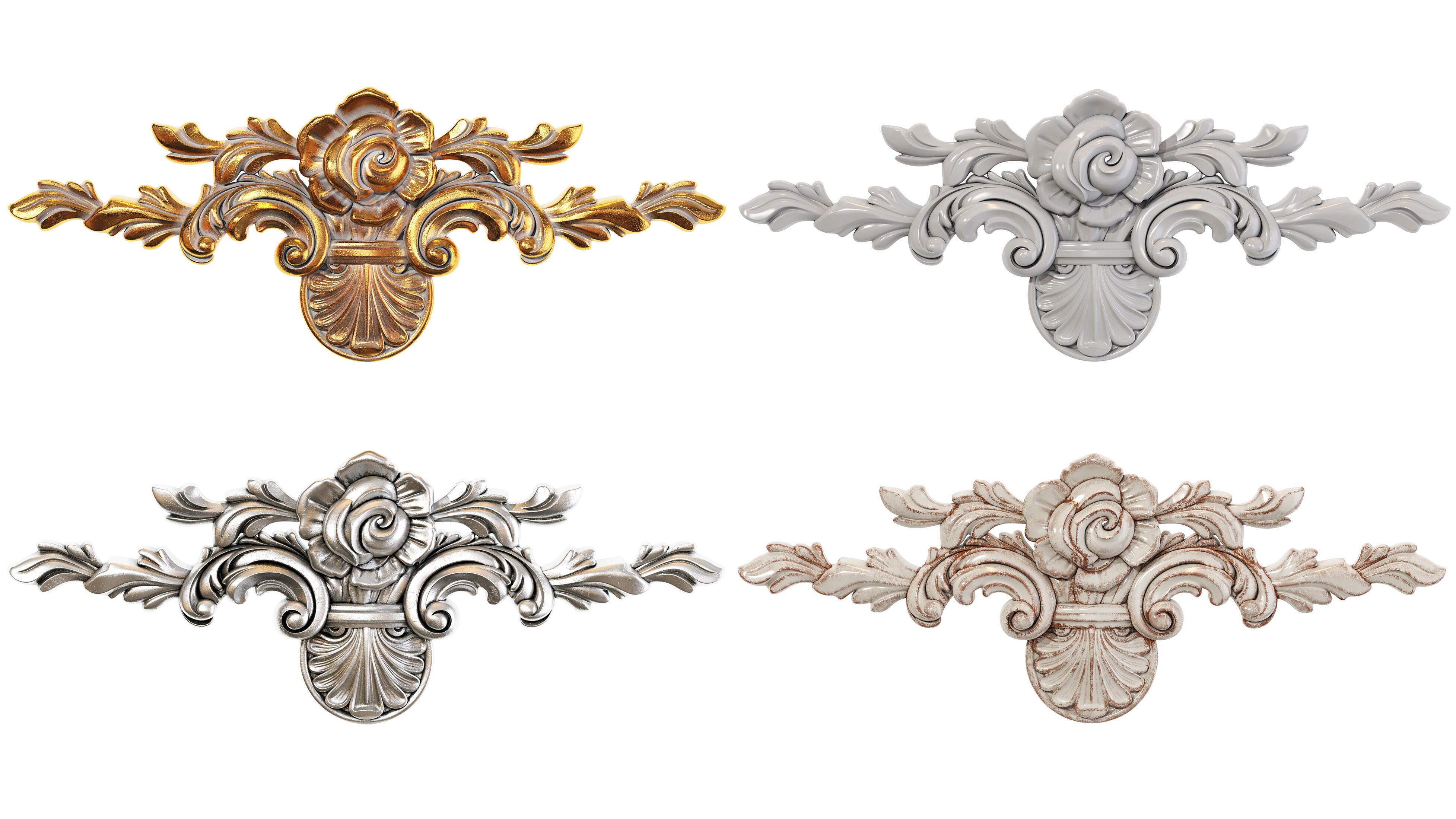 Classic carved 250 3D model_6