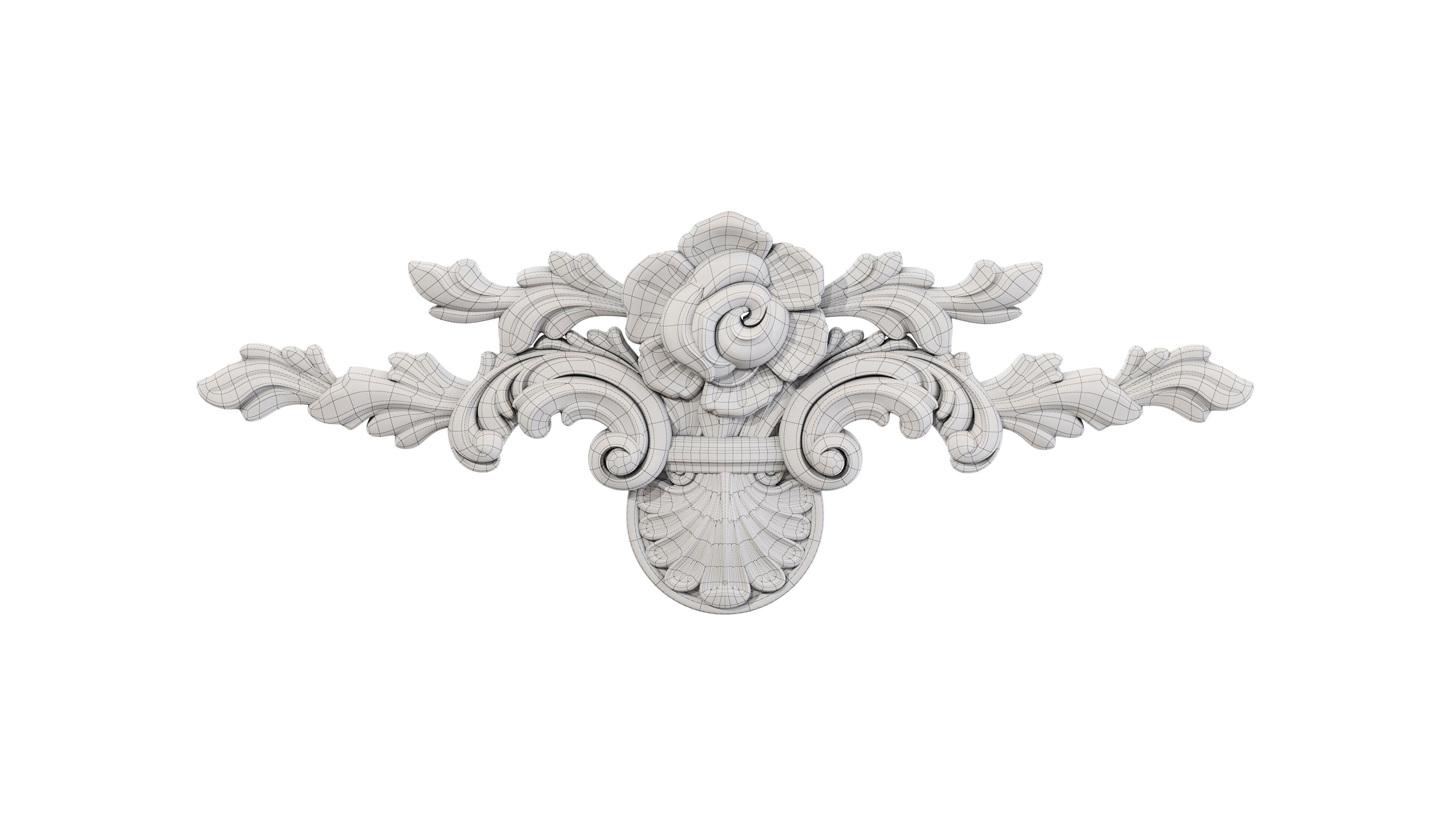 Classic carved 250 3D model_7