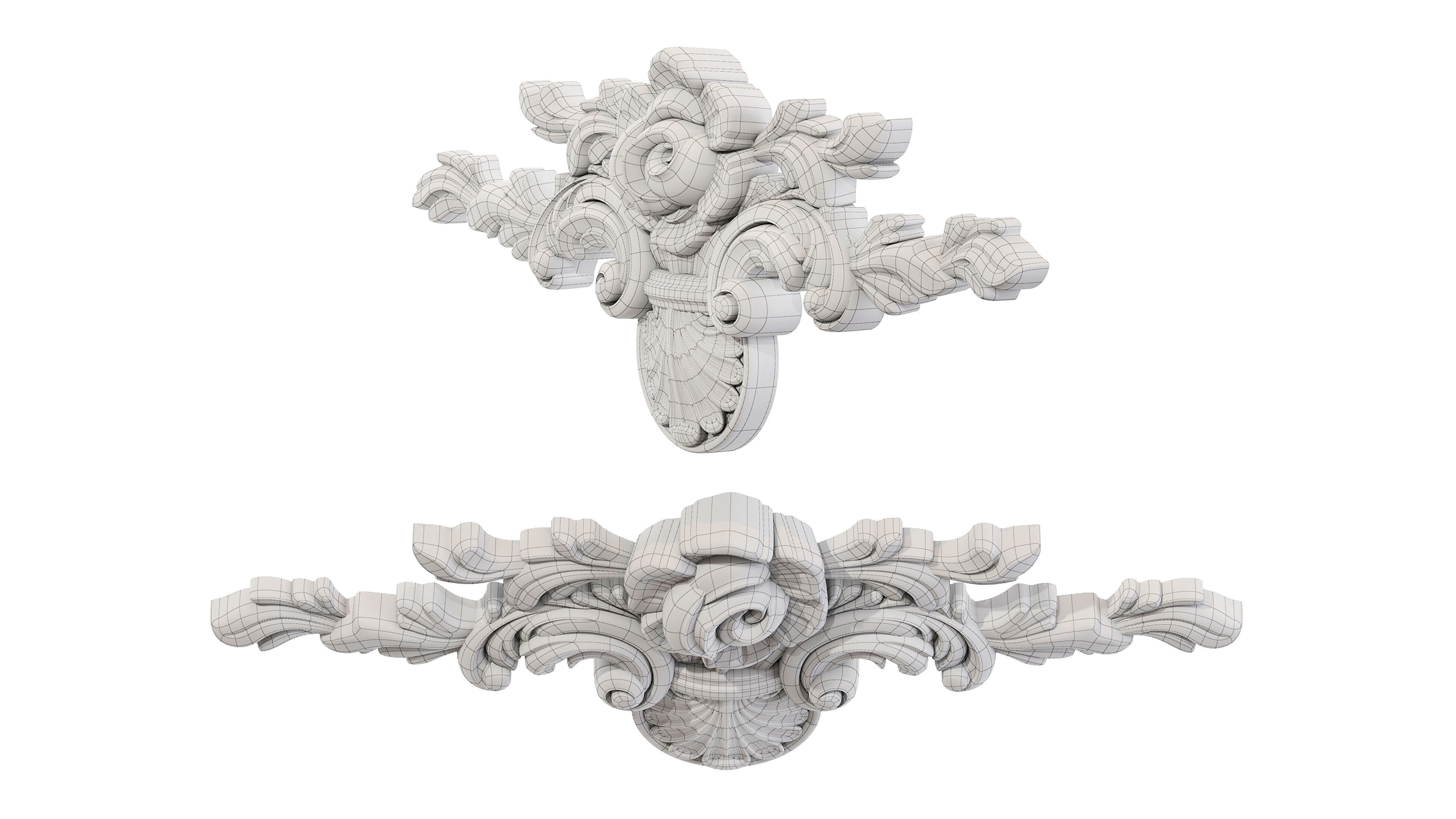 Classic carved 250 3D model_8