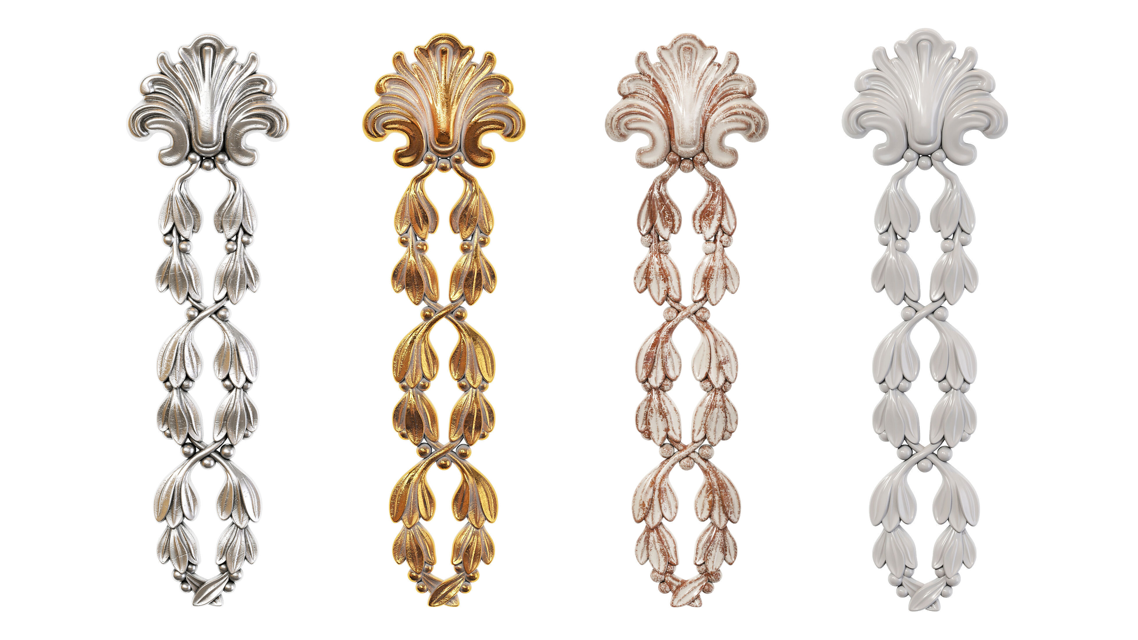 Classic carved 253 3D model_5