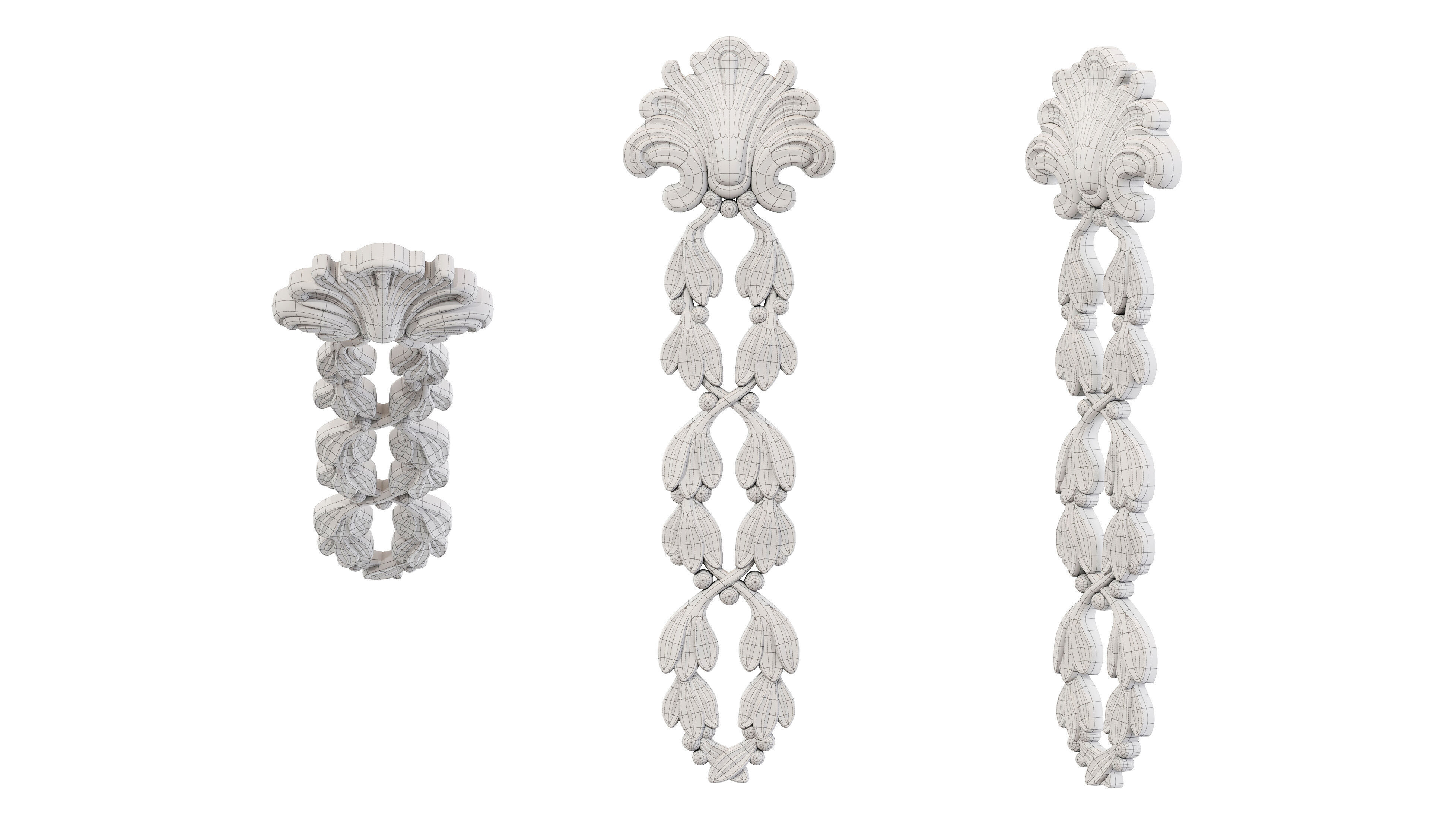 Classic carved 253 3D model_6