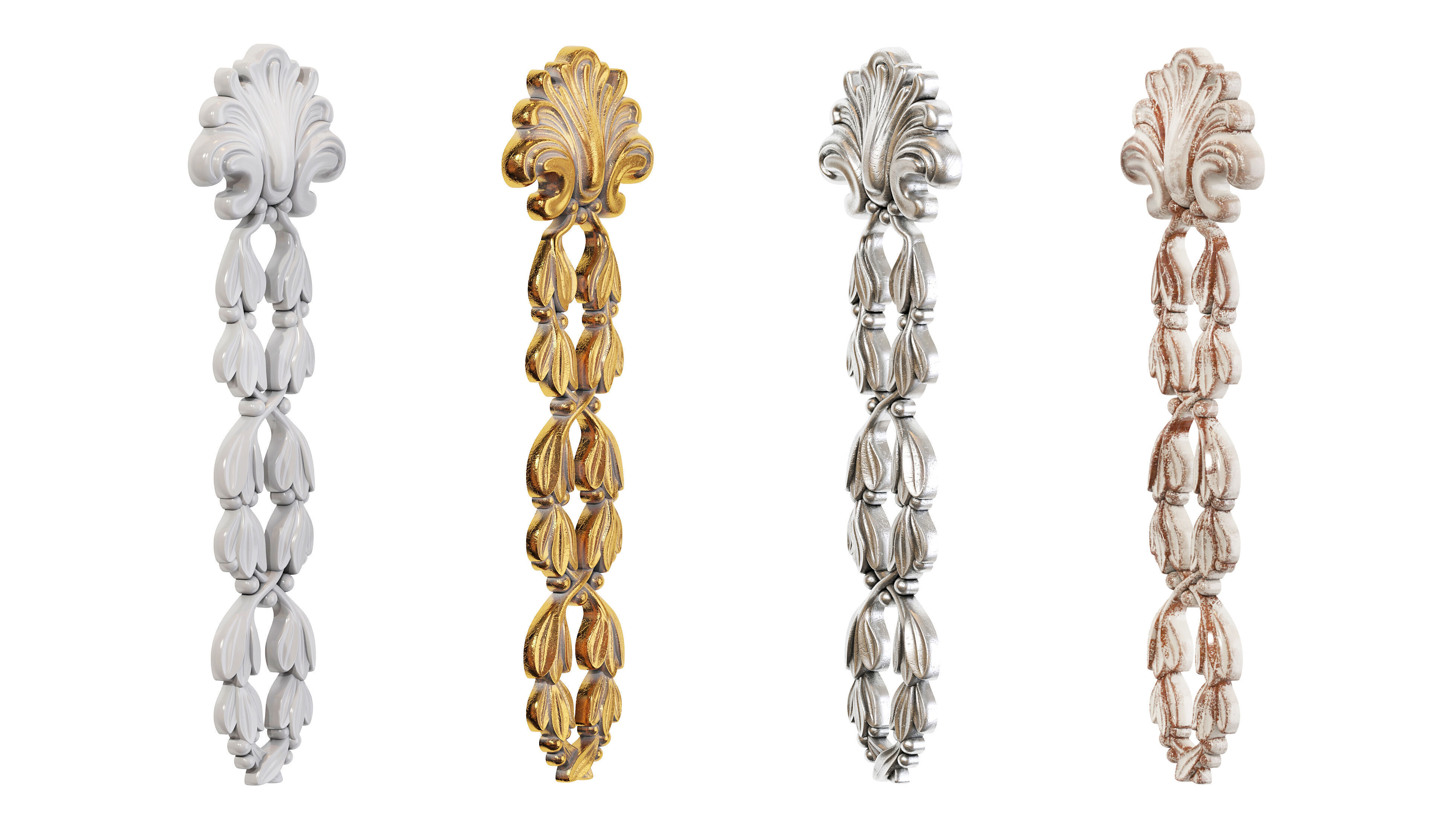 Classic carved 253 3D model_7