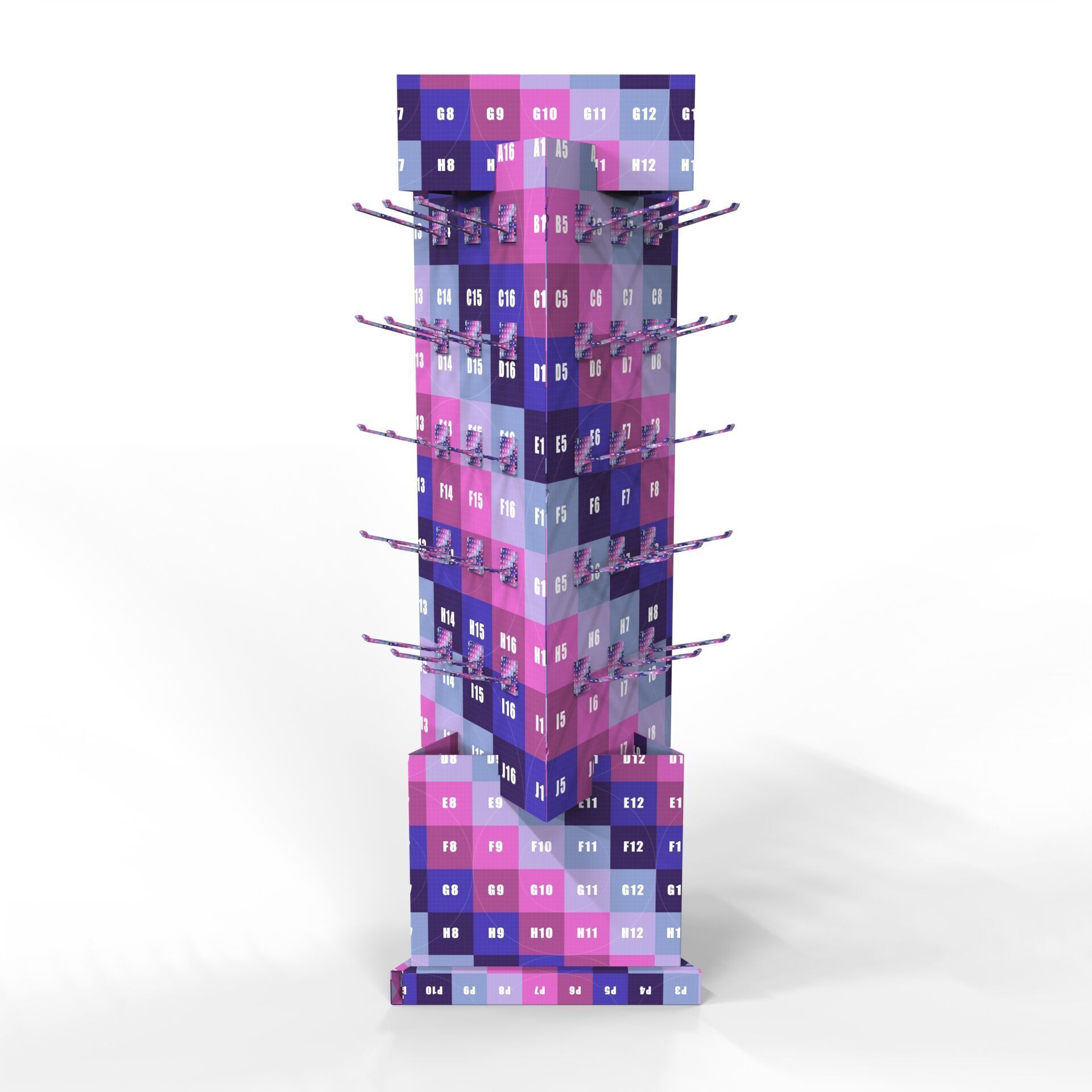 Point of Sale Cardboard Display Stand Texture_6