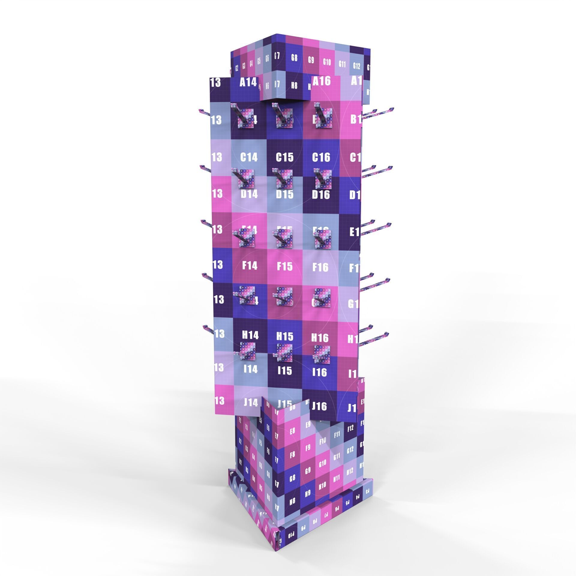 Point of Sale Cardboard Display Stand Texture_7