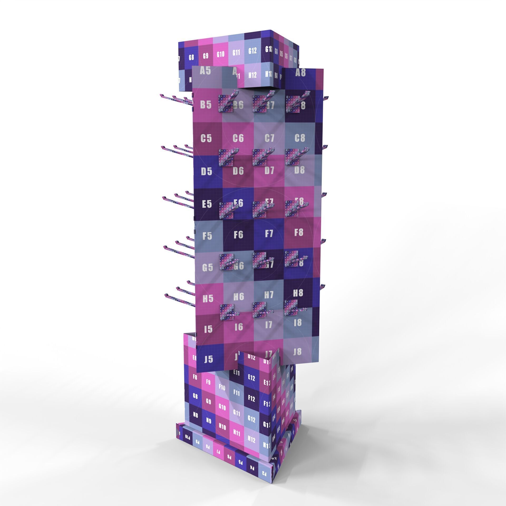 Point of Sale Cardboard Display Stand Texture_8