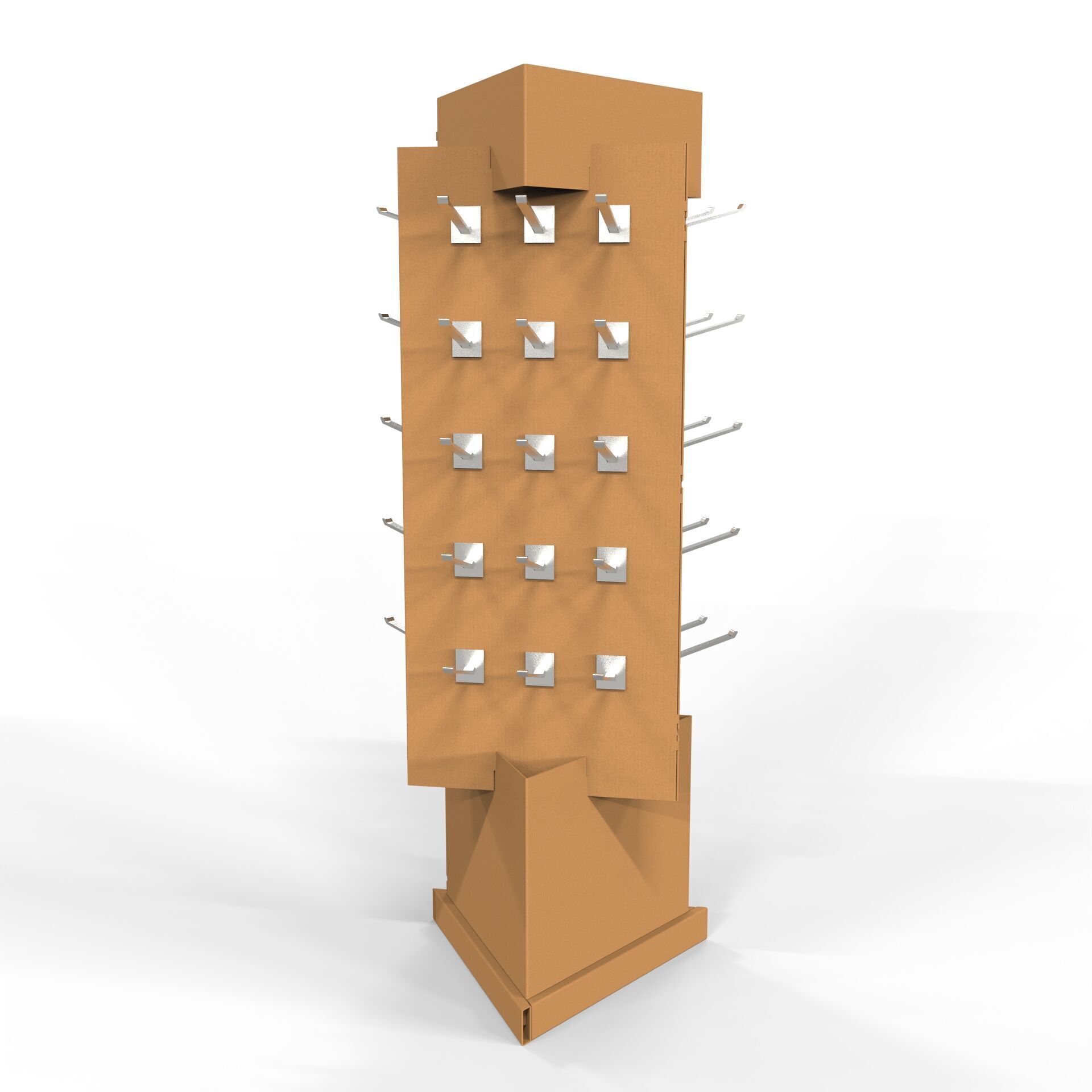 Point of Sale Cardboard Display Stand Texture_1