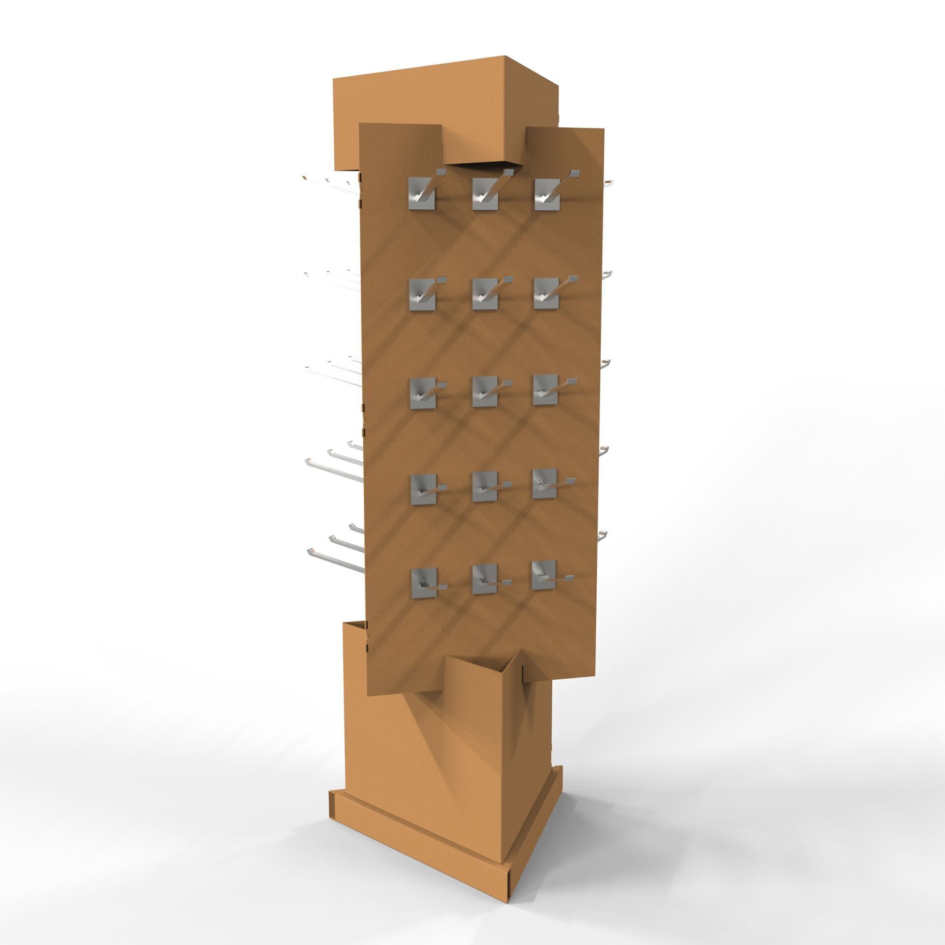 Point of Sale Cardboard Display Stand Texture_2