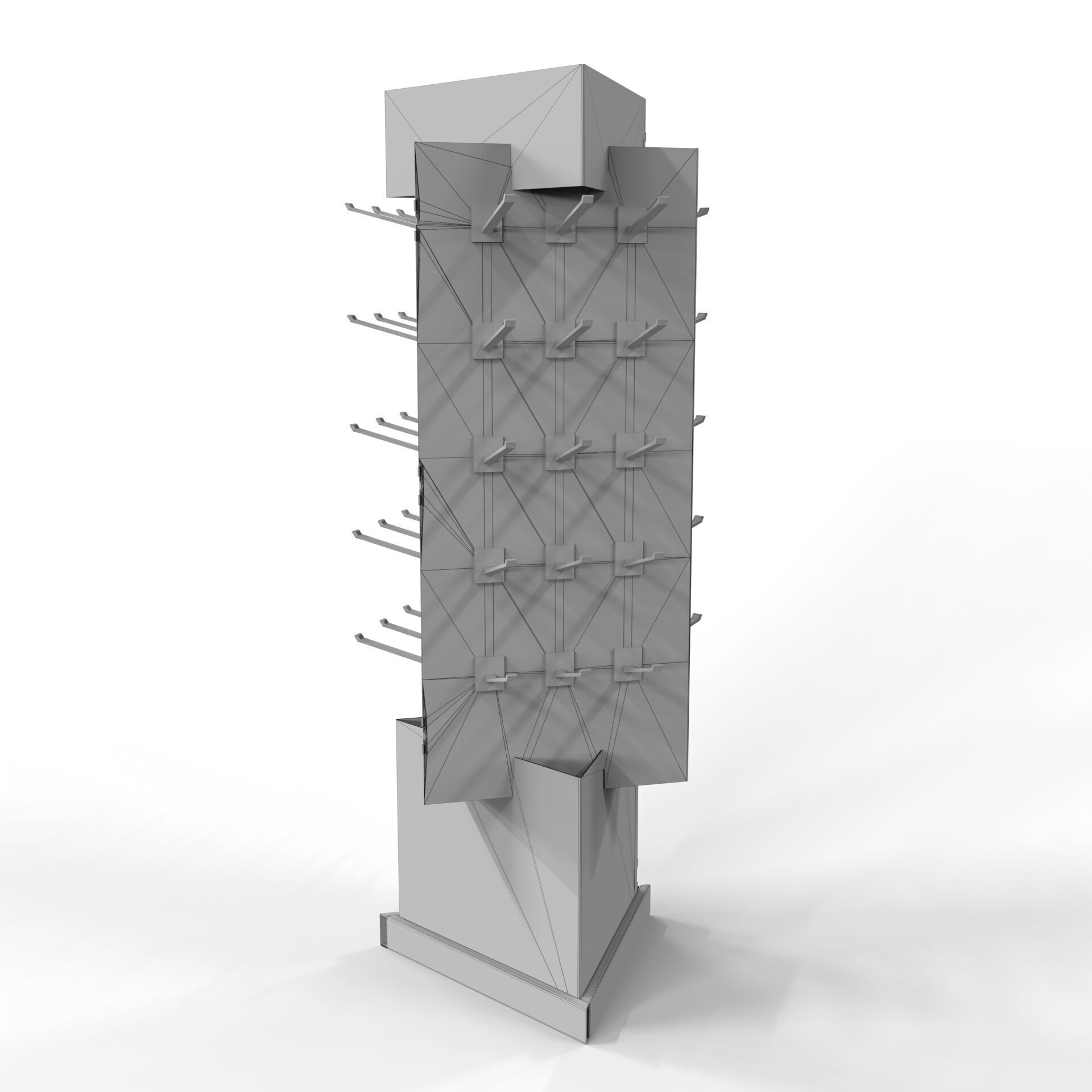 Point of Sale Cardboard Display Stand Texture_5