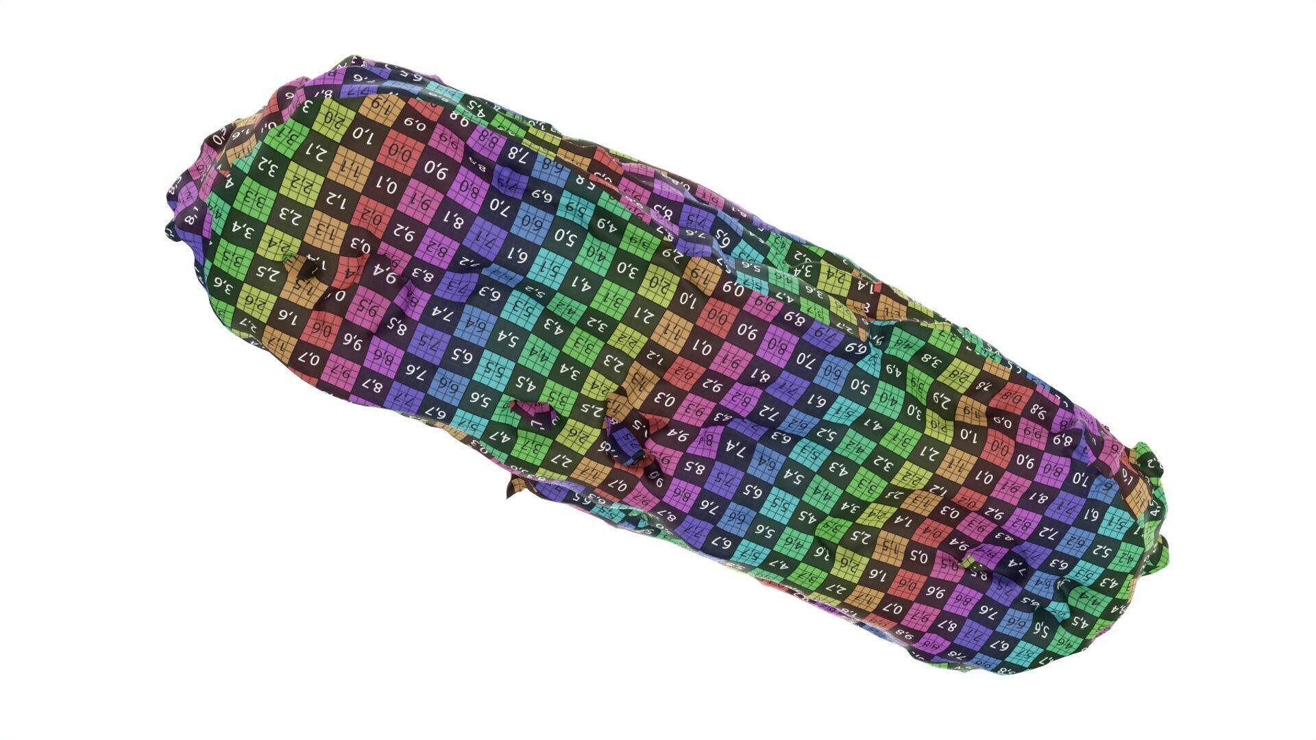 Blueberry eclair Low-poly 3D model_9