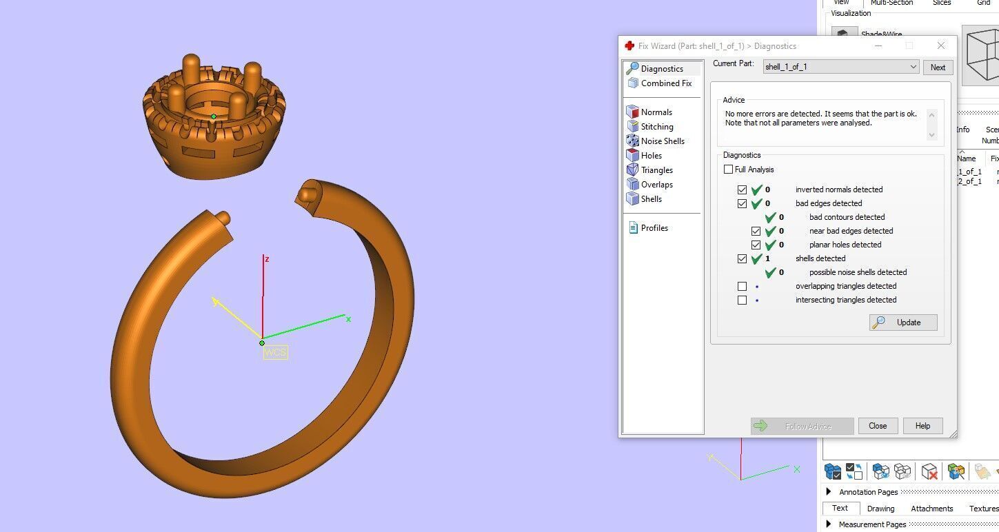 Engagement Ring 3D print model_5