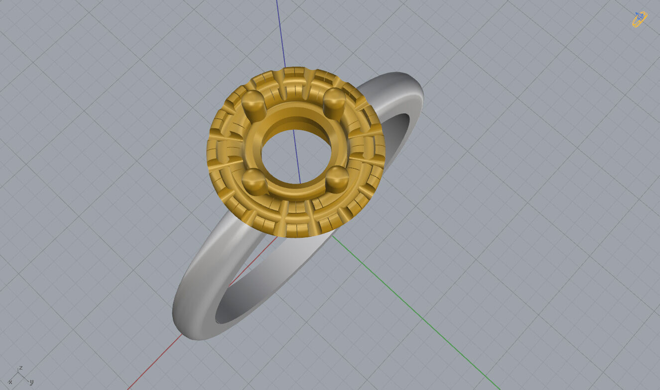 Engagement Ring 3D print model_16