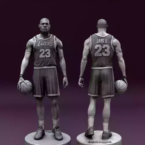 Lebron James statue 3D print model 3D print model