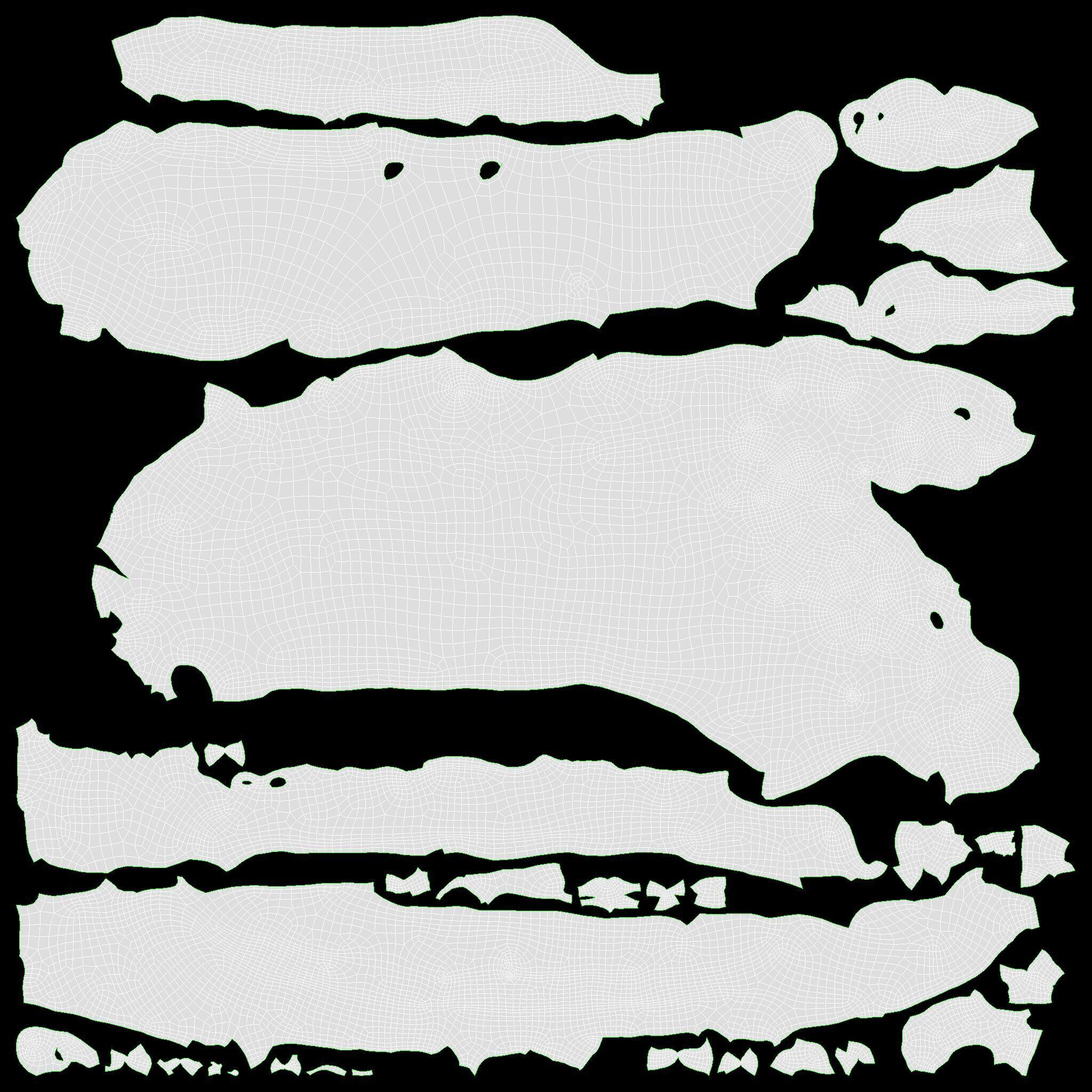 Chocolate eclair Low-poly 3D model_10