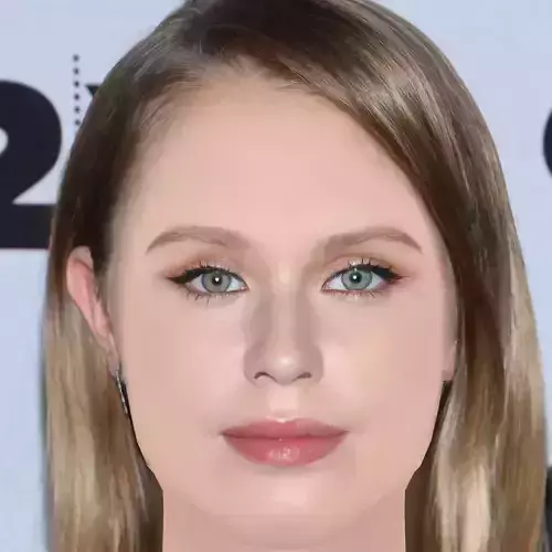 Eliza Scanlen Head - No Hair - Low poly head for game