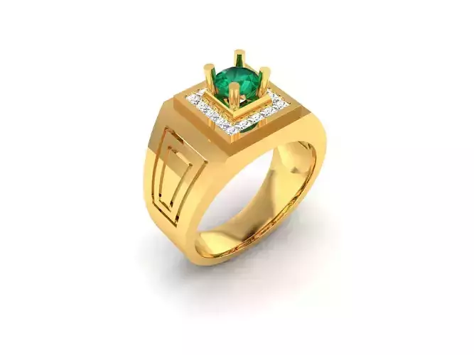 Mens Ring  Render 3dm STL OBJ FBX Details